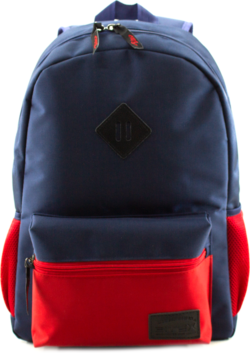 Рюкзак школьный BITEX 28-150 унисекс, городской, синий /красный п. э.