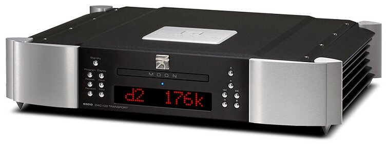 CD  Sim Audio MOON 650D 2 TONE (black/silver)\Red Display