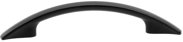 Ручка-скоба С-3, пластик 96 мм, цвет черный матовый - фотография № 11