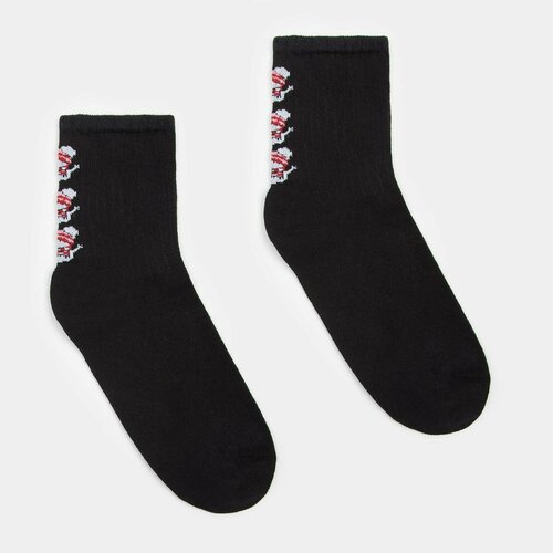 Мужские носки Minaku, размер 43, черный