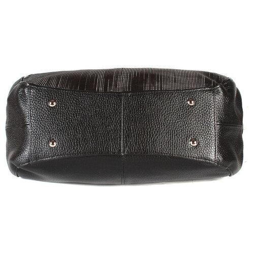 фото Сумка женская натуральная кожа mayger а-дс-899-1/черный1, модель хобо