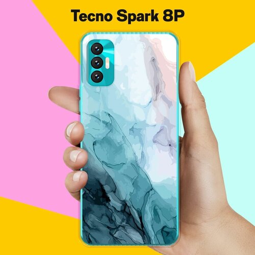 Силиконовый чехол на Tecno Spark 8P Акварель / для Техно Спарк 8П тонкий чехол для tecno spark 8p техно спарк 8п силиконовый чехол с защитой модуля камер прозрачный чехол