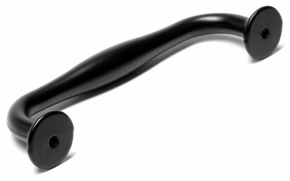 Ручка-скоба WAVE PC173BL, м/о 96 мм, цвет чёрный - фотография № 3