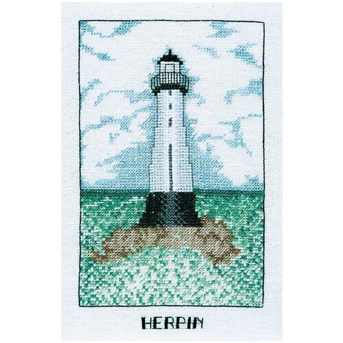 Набор для вышивания: PHARE “HERPIN” (Маяк Herpin) набор для вышивания phare “creac’h ouessant” маяк креах уэссан