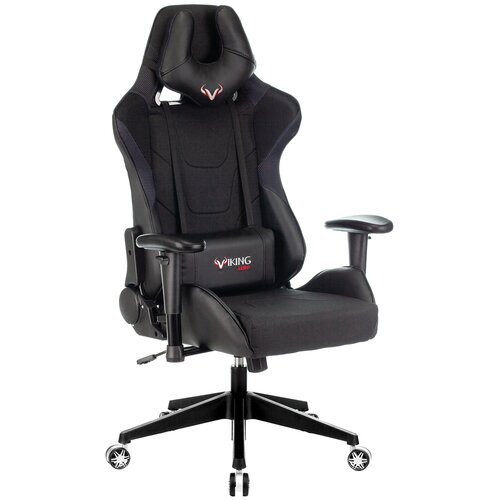 фото Компьютерное кресло zombie viking-4 aero игровое, обивка: текстиль/искусственная кожа, цвет: черный