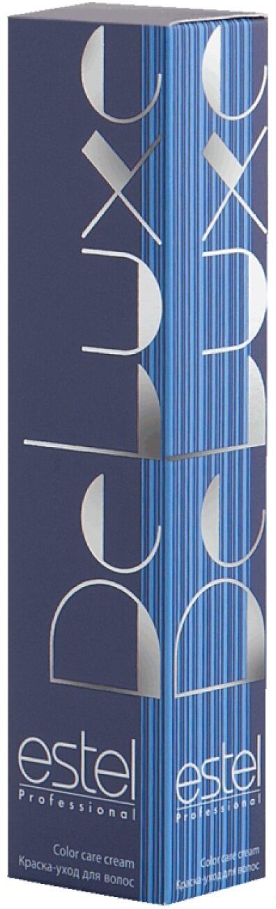 ESTEL De Luxe стойкая краска-уход для волос, 4/7 шатен коричневый, 60 мл - фотография № 4