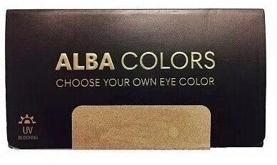 Цветные контактные линзы Alba Colors Gray Charm 3 месяца / -4.00 / 8.6 / 14.5