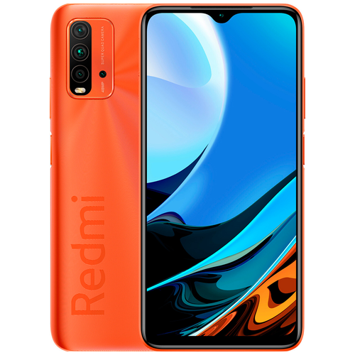 фото Смартфон xiaomi redmi 9t 4/64gb, sunset orange