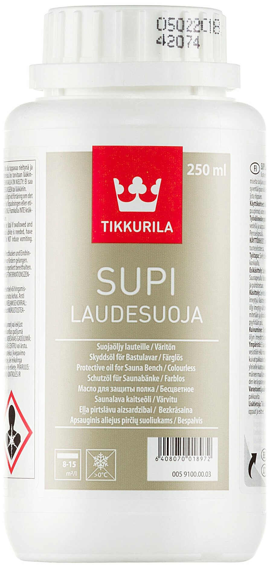 Tikkurila Supi Laudesuoja масло для полков (бесцветный, 0,25 л)