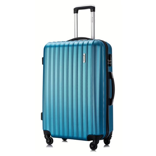 Чемодан L'case Krabi Krabi, 94 л, размер L, синий, голубой умный чемодан l case krabi krabi 94 л размер l серый