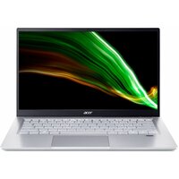 Ноутбук Acer Swift 3 SF314-43-R63K, 14" (1920x1080) IPS/AMD Ryzen 5 5500U/8ГБ DDR4/256ГБ SSD/Radeon Graphics/Без ОС, серебристый (NX. AB1ER.00N)