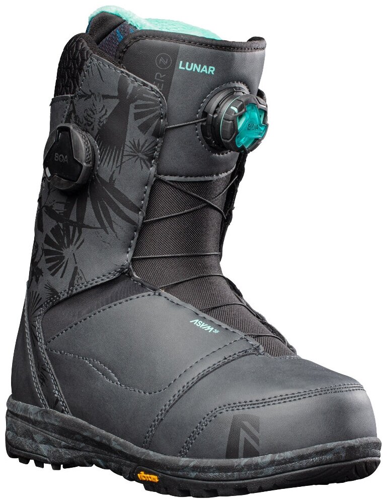 Ботинки для сноуборда NIDECKER 2020-21 Lunar Black (US:8)