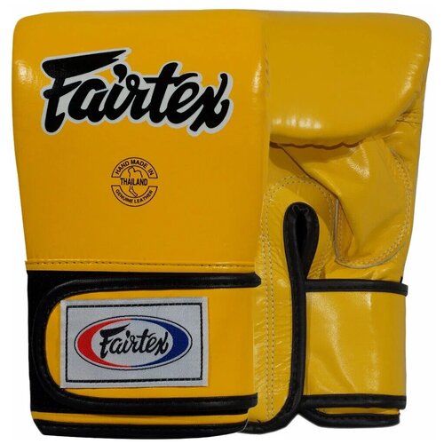 Снарядные перчатки Fairtex TGT7 Yellow (L) tgt7 перчатки снарядные желтый fairtex желтый m