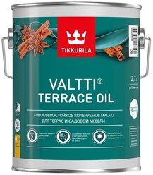 Масло Tikkurila Valtti Terrace Oil, бесцветное, 2.7 л