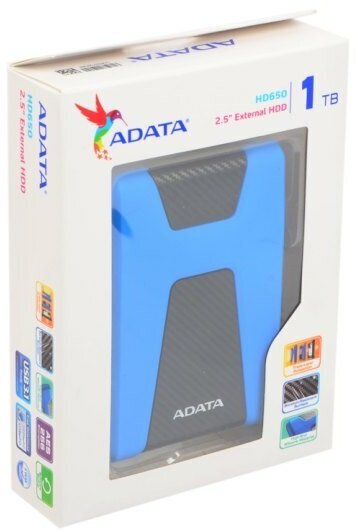 Внешний жесткий диск Adata DashDrive Durable HD650 1 Тб