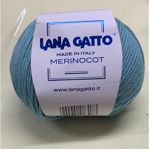 Lana Gatto merinocot 53% мериносовая шерсть 47% хлопок; 50гр-125м(1 моток)