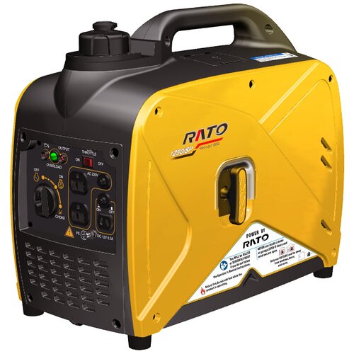 Бензиновый генератор RATO R1250iS, (1100 Вт) бензиновый генератор rato r6000d t 5500 вт