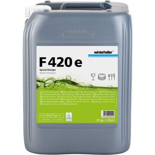 Средство моющее жидкое для посудомоечных машин WINTERHALTER F 420 e, 25 кг / 20 л