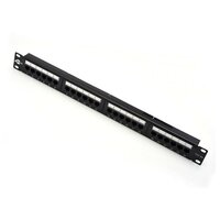 Патч-панель 19" 24хRJ45 UTP 1U cat.5е