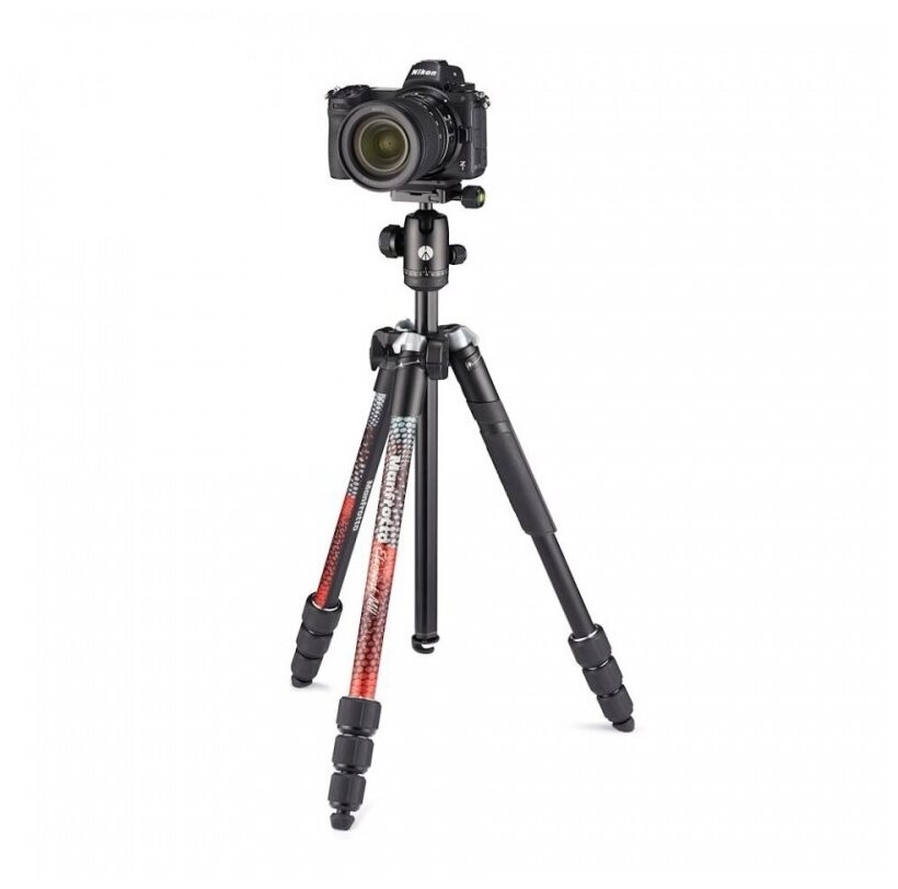 Трипод Manfrotto Element MII MKELMII4, красный/черный