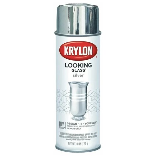 Краска Krylon looking glass, silver