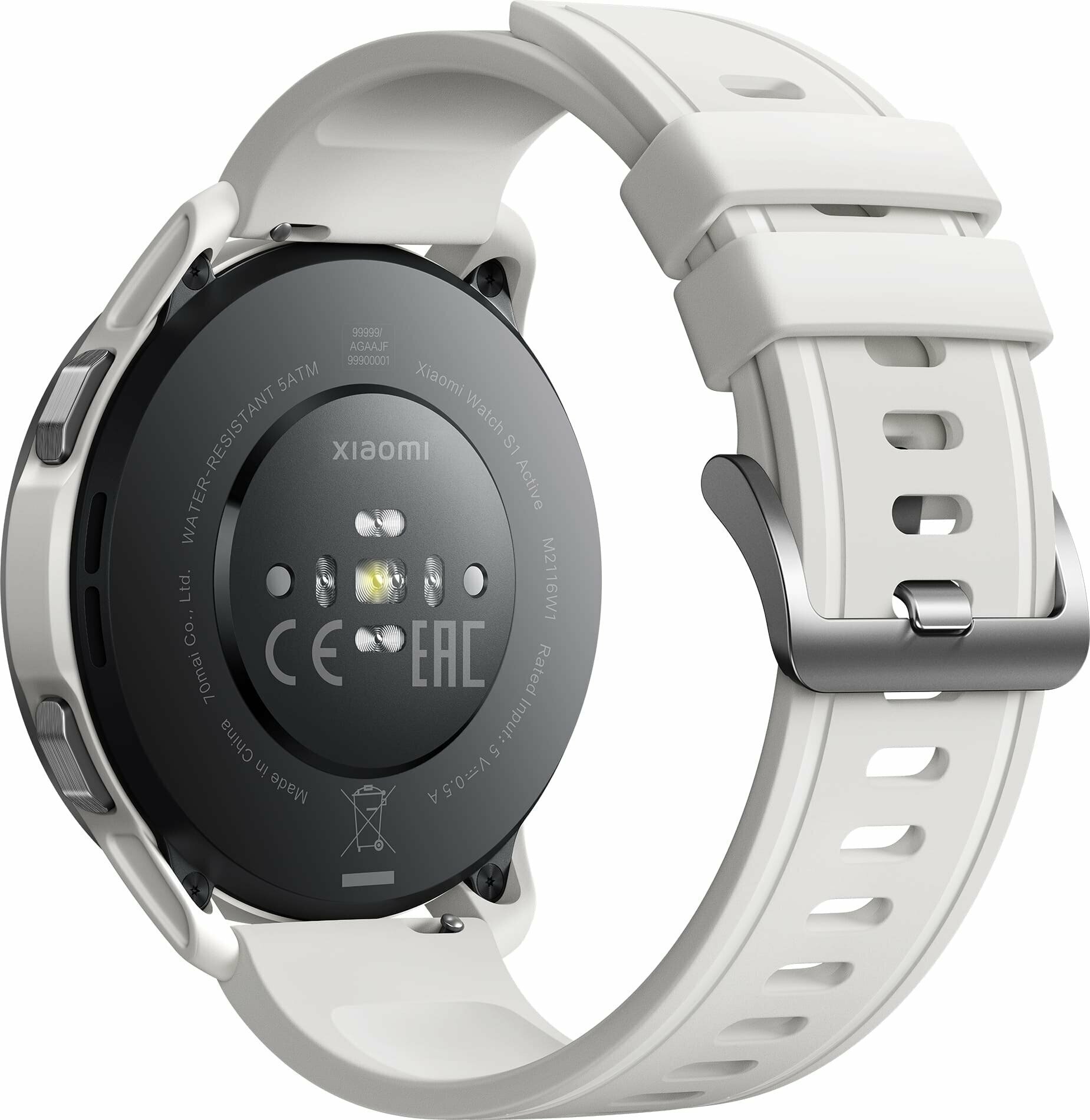 Смарт-часы Xiaomi Watch S1 Active GL Moon White BHR5381GL - фотография № 4