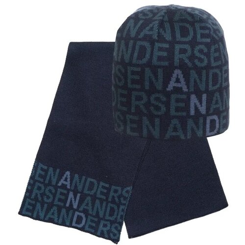 фото Шапка андерсен, размер 52, синий