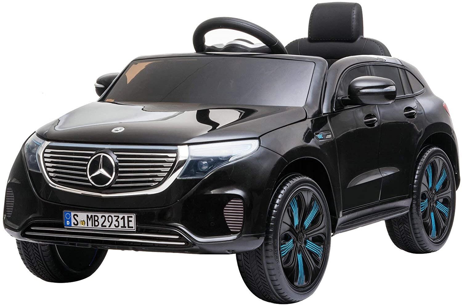 Harley Bella Детский электромобиль Mercedes Benz EQC 400 4MATIC - HL378-LUX-BLACK-PAINT