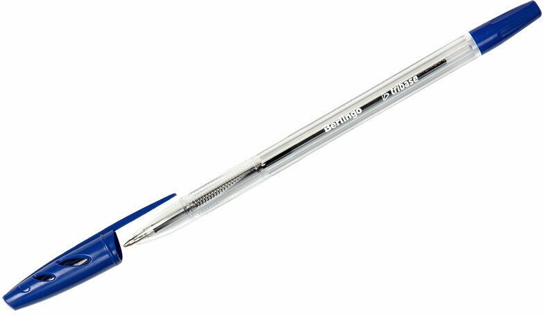 Ручка шариковая Berlingo "Tribase" синяя, 1,0мм, 265887