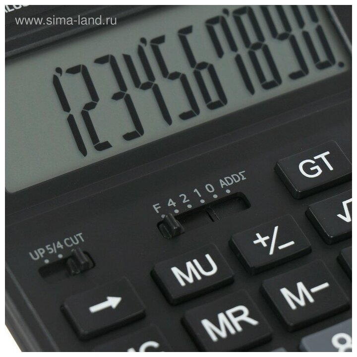 Калькулятор настольный ErichKrause 105*175 DC-4412N 12 разрядный черный