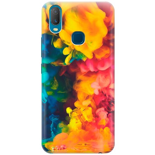 фото Силиконовый чехол на vivo y11 / виво у11 с принтом "красочное буйство" gosso