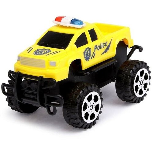 Машина инерционная «Полицейский джип», микс робот полицейский джип коробка