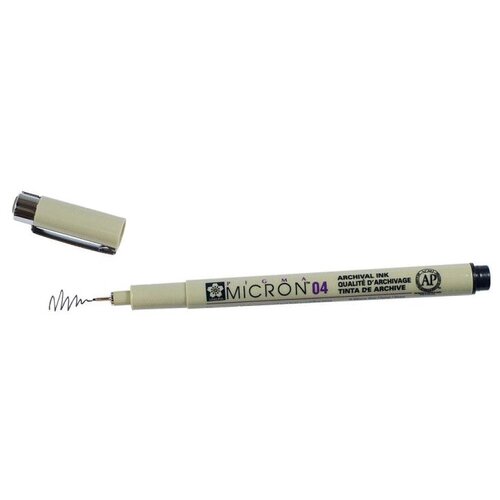Купить Ручка капиллярная Sakura Pigma Micron черная, 0, 4мм ( Артикул 288292 )