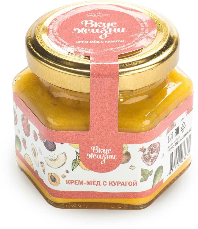 Крем-мёд с курагой Вкус Жизни 150 гр