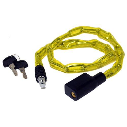 Замок противоугонный GК105.102, 3,5*80 см (31') цепь 6 мм в оплётке, 2 ключа HQ-0004220