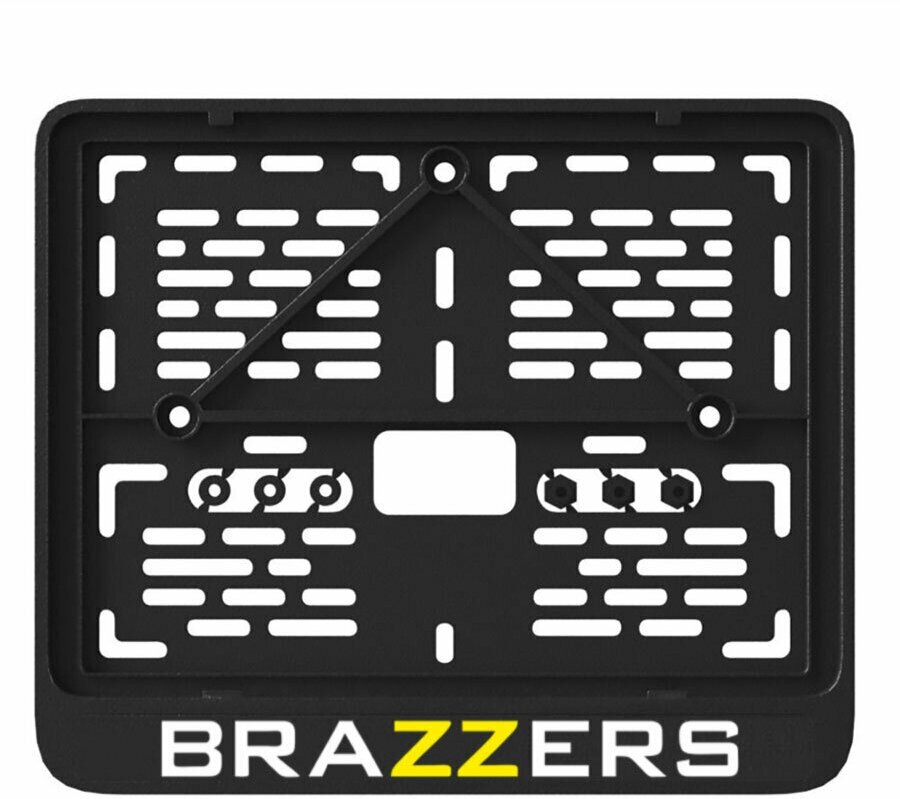 Рамка номерного знака UNCLE DAD "Brazzers" для мотоцикла