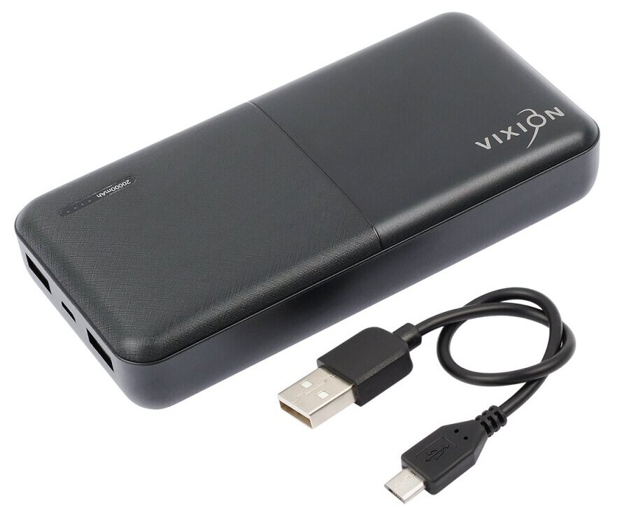 Портативное зарядное устройство (Power Bank) VIXION DP-21 20000mAh (черный)