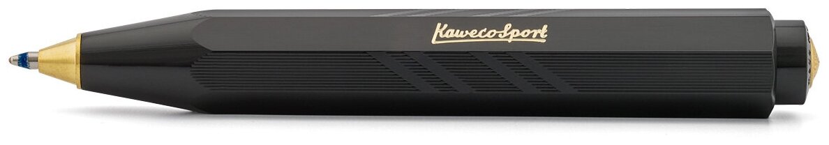 Шариковая ручка Kaweco Ручка шариковая KAWECO CLASSIC Sport Guilloche 1.0мм, черный с орнаментом