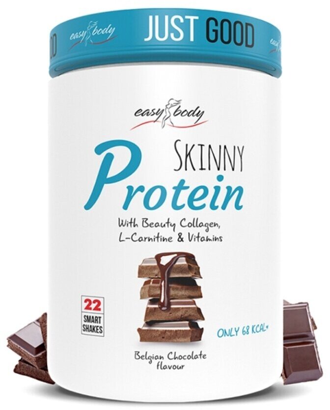 Протеин Qnt Skinny Protein Бельгийский шоколад (без сахара) 450 г, Бельгия