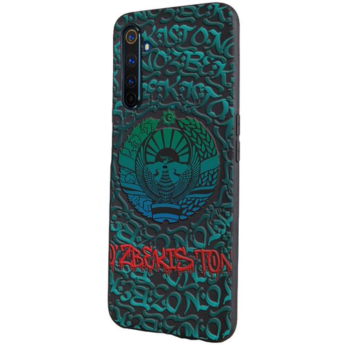 Силиконовый чехол Mcover для realme 6Pro с рисунком Ozbekiston graffity силиконовый чехол mcover для oppo a53 2020 с рисунком ozbekiston graffity