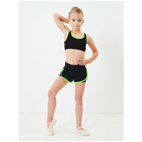 фото Двойные шорты для девочки с окантовкой flavour knit gymnastic