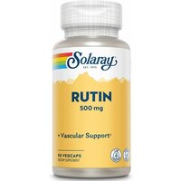 Антиоксиданты для спортивного питания, Рутин 500мг Solaray, 90 капсул, для сердца, сосудов, иммунитета