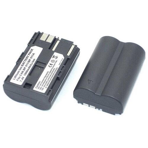 Аккумуляторная батарея Vbparts для фото и видеокамеры Canon EOS (BP-511) 7,4V 1800mAh аккумуляторная батарея для видеокамеры gopro hero9 hero10 adbat 001 1800mah