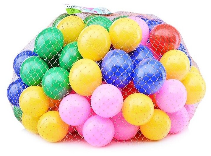 Набор мячей OKIKID шарики, 6 см в сетке, 100 шт (Т2-2-002)