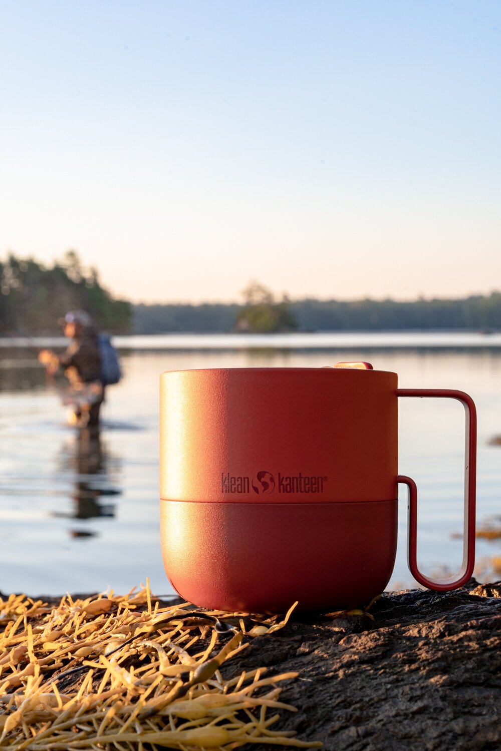 Термокружка Klean Kanteen Rise Mug 14oz (400 мл) Autumn Glaze - фотография № 6