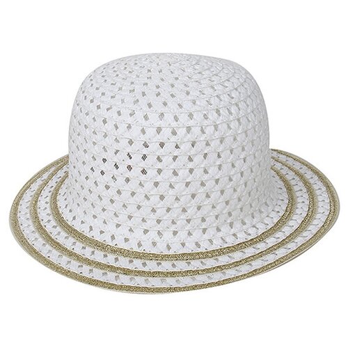 фото Детская летняя шляпа для девочек a21500-1 daniele patrici размер 3-4, белый