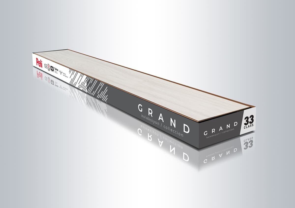 Ламинат Peli Grand GR-358 Каньон Грей - фотография № 9