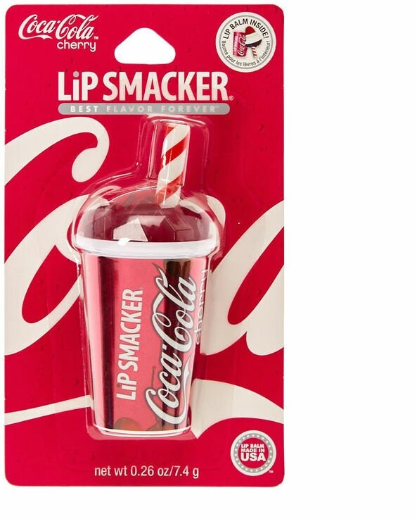 Бальзам для губ Lip smacker (Липсмайкер) с ароматом coca-cola cherry 7,4г Markwins Beauty Brands CN - фото №4