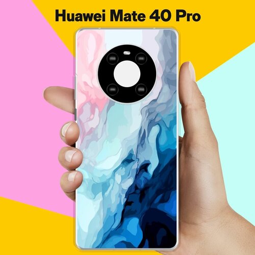 Силиконовый чехол на Huawei Mate 40 Pro Акварель / для Хуавей Мейт 40 Про чехол накладка vixion силиконовый для huawei mate 40 pro plus хуавей хонор мейт 40 про плюс авокадо с ручками