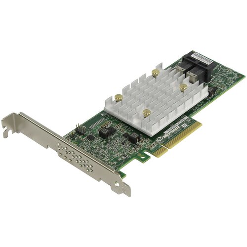 контроллер broadcom lsi 9440 8i 05 50008 02 pci e 3 1 x8 lp sas sata nvme 12g raid 0 1 5 6 10 50 8port 2 sff8643 05 50008 02 Контроллер SAS/SATA RAID Adaptec SmartHBA 2100-8i, 1 шт